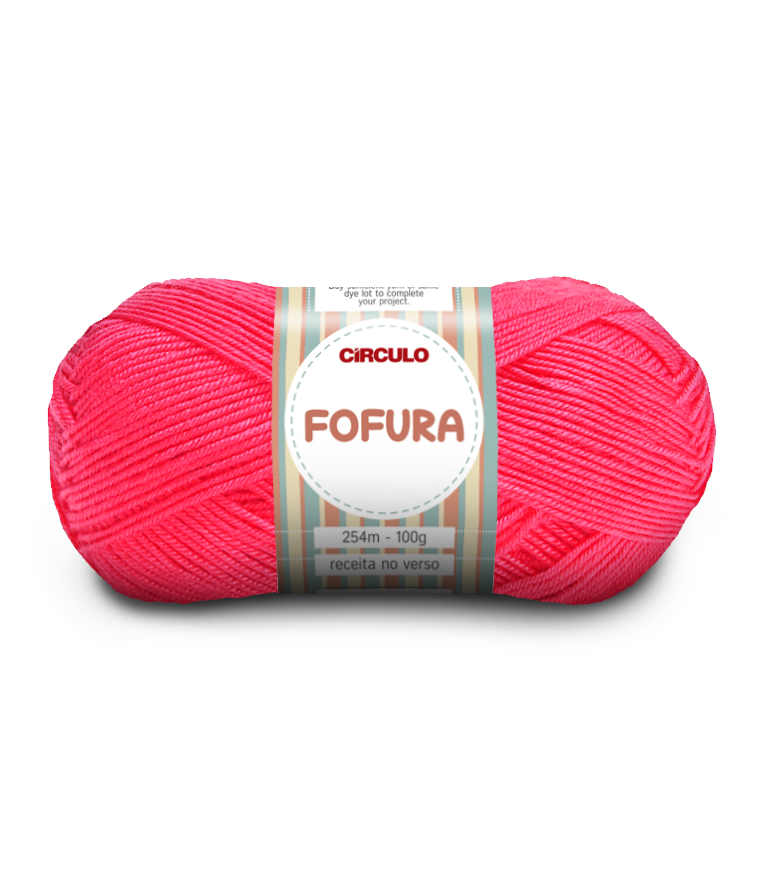 LANA FOFURA CIRCULO 3334 TULIPA